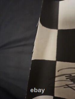 Nascar Signed Checker Flag Signed By 8. Richard Petty, Tony Stewart, Kasey Kahne