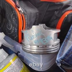 Nascar auto parts racing Richard Petty used signed piston from his racecar RARE