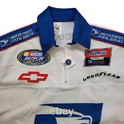 Nwt Vintage Nascar Busch Series Usps Uniform Shirt Brewco Racing Team Small