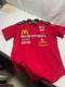 Original Race Used Mcdonald's Racing Joe Gibbs Pit Team Shirt + Autographed