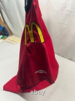 ORIGINAL RACE USED McDONALD'S RACING JOE GIBBS PIT TEAM SHIRT + AUTOGRAPHED