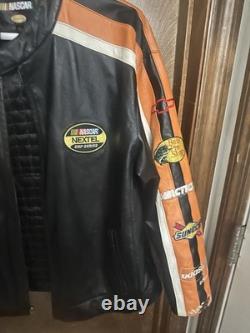Official Tony Stewart Beat Leather Jacket and Matching Duffle Bag