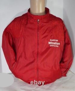 Original NASCAR Winston Cup Series Official Race Staff Red Jacket (Medium) RARE