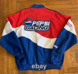 PEPSI Chase Authentics Jeff Gordon Racing NASCAR Jacket Mens Size Large