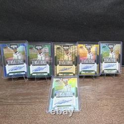 Panini 2025 Aric Almirola 6-Card Prizm Racing Sensational Signatures Autos
