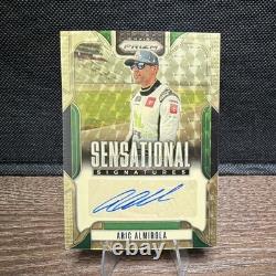 Panini 2025 Aric Almirola 6-Card Prizm Racing Sensational Signatures Autos