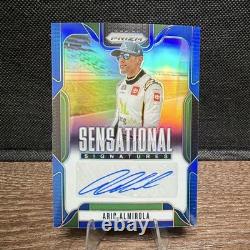 Panini 2025 Aric Almirola 6-Card Prizm Racing Sensational Signatures Autos
