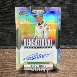Panini 2025 Aric Almirola 6-Card Prizm Racing Sensational Signatures Autos