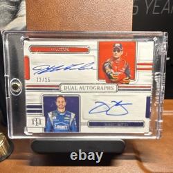 Panini 2025 National Treasures Dual Autographs Jeff Gordon Jimmie Johnson /25