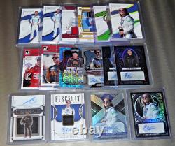 Panini Nascar Auto Racing Card Lot 74x Auto Insert Parallel Relic Serial # SP