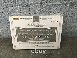 Panini National Treasures Denny Hamlin Auto 4X Race Used 1 Of 1 Printing Plate