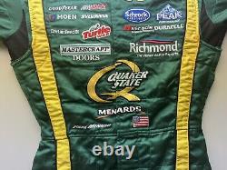 Paul Menard NASCAR Race used/Worn Fire suit Quaker State