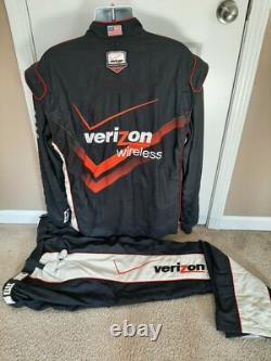 Penske Racing Verizon Dodge Race Used Pit Crew Firesuit NASCAR Justin Allgaier