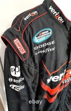 Penske Racing Verizon Dodge Race Used Pit Crew Firesuit NASCAR Justin Allgaier