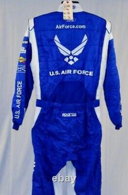 Petty Air Force Sparco SFI-5 Race Used NASCAR Pit Crew Fire Suit #6043