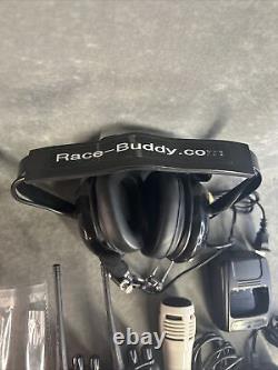 Preowned Race-Buddy 2 Fan Intercom System Headset Headphone Scanner NASCAR