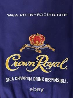 RARE Crown Royal NASCAR Racing Jacket High Quality Mens Size S Purple Ford