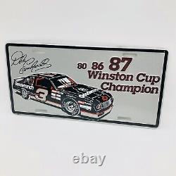 RARE! Dale Earnhardt NASCAR Racing Winston Cup Champion Metal License Plate