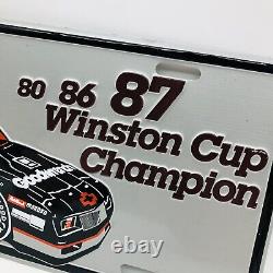 RARE! Dale Earnhardt NASCAR Racing Winston Cup Champion Metal License Plate