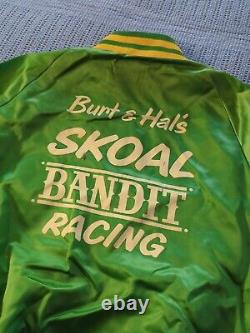 RARE Harry Gant BURT & HAL'S SKOAL BANDIT Adult Small SATIN JACKET Pre-Owned