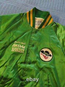 RARE Harry Gant BURT & HAL'S SKOAL BANDIT Adult Small SATIN JACKET Pre-Owned