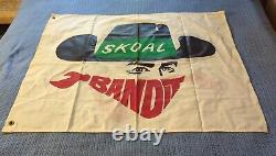 RARE Harry Gant SKOAL BANDIT 30x39 Double-Sided MASCOT Racing Flag Pre-Owned