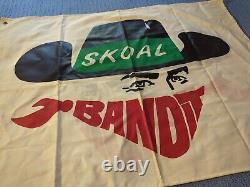 RARE Harry Gant SKOAL BANDIT 30x39 Double-Sided MASCOT Racing Flag Pre-Owned