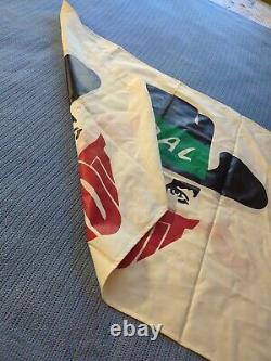RARE Harry Gant SKOAL BANDIT 30x39 Double-Sided MASCOT Racing Flag Pre-Owned