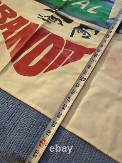 RARE Harry Gant SKOAL BANDIT 30x39 Double-Sided MASCOT Racing Flag Pre-Owned