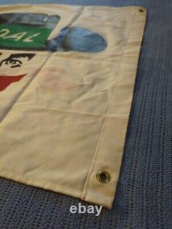 RARE Harry Gant SKOAL BANDIT 30x39 Double-Sided MASCOT Racing Flag Pre-Owned