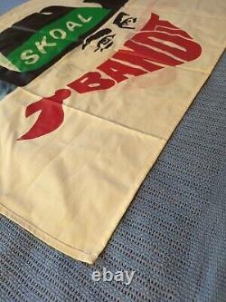 RARE Harry Gant SKOAL BANDIT 30x39 Double-Sided MASCOT Racing Flag Pre-Owned