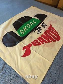 RARE Harry Gant SKOAL BANDIT 30x39 Double-Sided MASCOT Racing Flag Pre-Owned