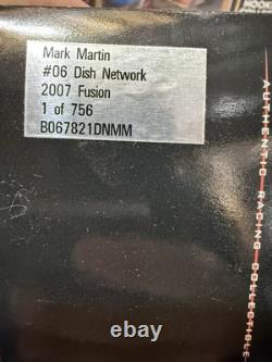 RARE Mark Martin #06 Dish Network 2007 1/24 Nascar Diecast