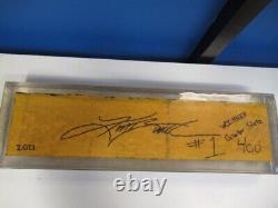 RARE RACE USED Kurt Busch Autographed Track 2021 Atlanta Speedway Victory