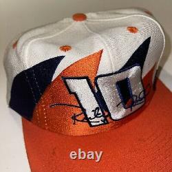 RARE VINTAGE NASCAR Racing Team Logo Athletic Double Sharktooth Snapback Hat Cap