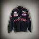 Rare Vintage Wwf Men's Medium Racing Team Black Bomber Racing Jacket