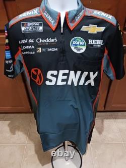 RCR SENIX Chevy Race Used Small Pit Crew Shirt NASCAR Kyle Busch Childress