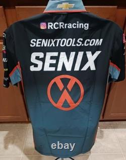 RCR SENIX Chevy Race Used Small Pit Crew Shirt NASCAR Kyle Busch Childress