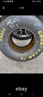 READ DESCRIPTION! Dale Earnhardt Autographed Goodyear Race Used Tire Signed