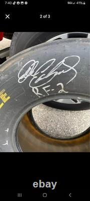 READ DESCRIPTION! Dale Earnhardt Autographed Goodyear Race Used Tire Signed
