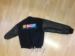 Race Legends NASCAR Wool and Leather Jacket Size XL