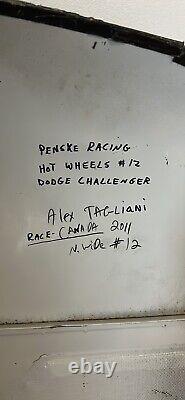 Race Used 2011 Alex Tagliani NASCAR No. 12 Hot Wheels Challenger Penske