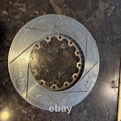 Race Used Brake Rotor Bobby Hamilton Richmond 1997 Signed By Richard Petty