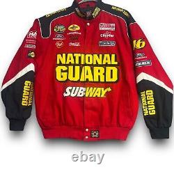 Race Used Greg Biffle #16 National Guard Racing Pit Crew Jacket NASCAR Size L