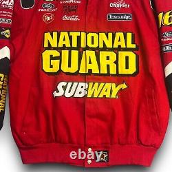 Race Used Greg Biffle #16 National Guard Racing Pit Crew Jacket NASCAR Size L