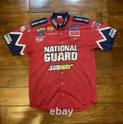 Race Used Greg Biffle #16 National Guard Racing Pit Crew Shirt/Pant Large NASCAR
