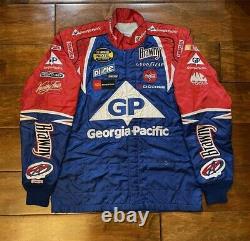Race Used Kyle Petty #45 Georgia Pacific Racing Pit Crew Fire Jacket/Pant NASCAR