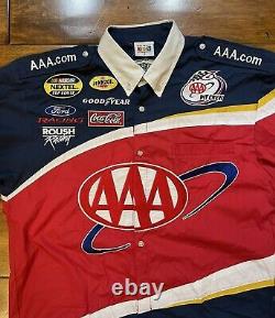 Race Used Mark Martin #6 AAA Racing Pit Crew Shirt & Pants NASCAR Medium 35 Rare