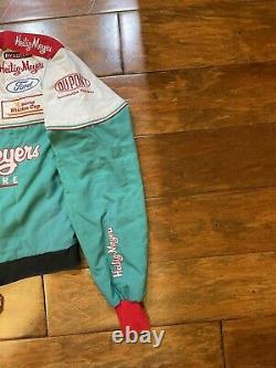 Race Used Mike Wallace #90 Heilig Meyers Racing Driver Worn Fire Jacket NASCAR