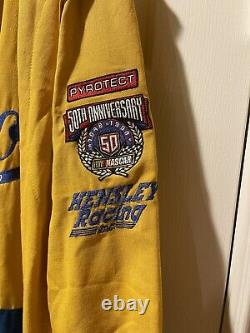 Race Used Tracy Leslie #63 Lysol Racing Pit Crew Fire Suit NASCAR 1998 50th Ann